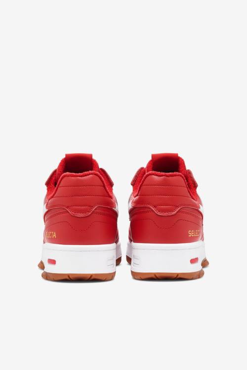 Red / White Men's Fila Selecta Sneakers | Fila682DZ