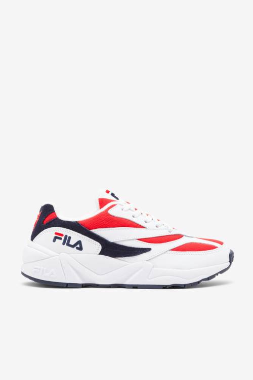 Red / White / Navy Men\'s Fila V94m Sneakers | Fila473YM