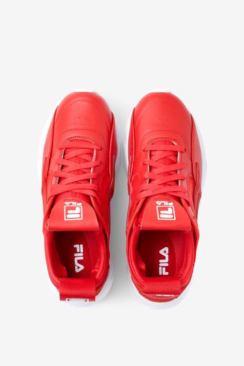 Red / White Women's Fila Amore Sneakers | Fila625XS