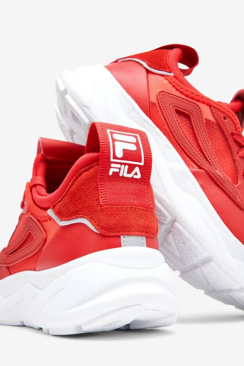 Red / White Women's Fila Amore Sneakers | Fila625XS