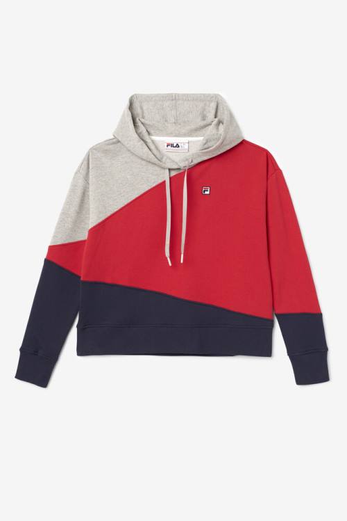 Red Women\'s Fila Adriana Hoodie | Fila237HR