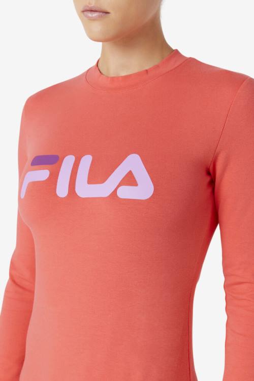 Red Women's Fila Chaya Bodysuit | Fila092JH