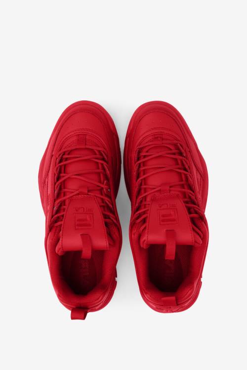 Red Women's Fila Disruptor 2 Premium Sneakers | Fila930ZS