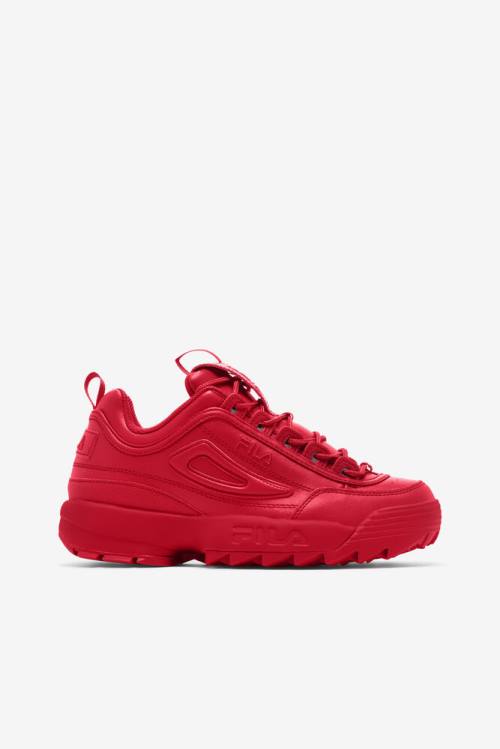 Red Women\'s Fila Disruptor 2 Premium Sneakers | Fila930ZS