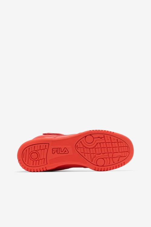 Red Women's Fila F-14 Sneakers | Fila261RT