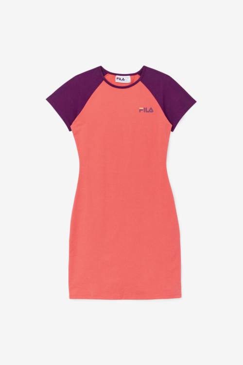 Red Women\'s Fila Kyra Dress | Fila309XT