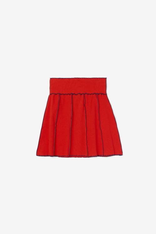 Red Women\'s Fila Mallia Skirts | Fila539CS