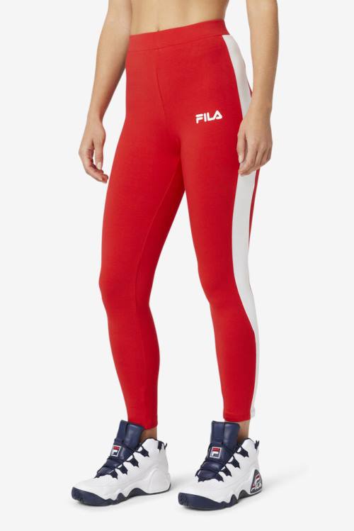 Red Women's Fila Mercy Leggings | Fila970MS