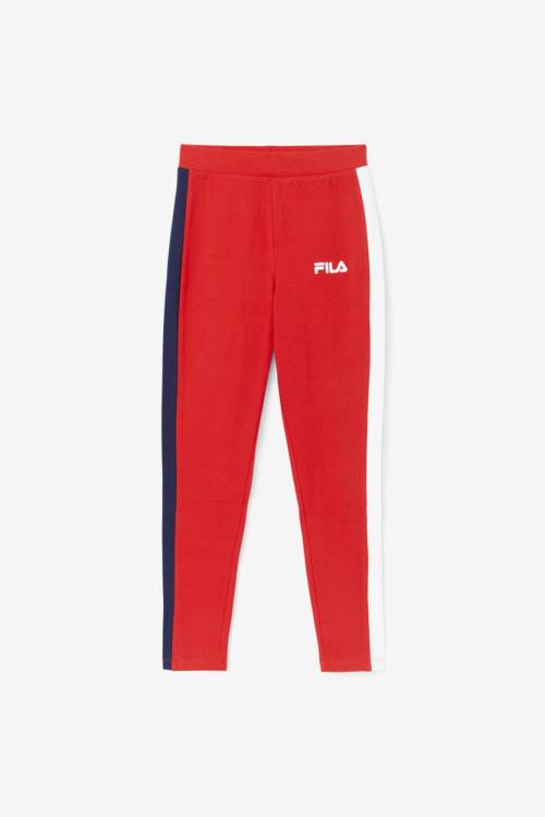 Red Women\'s Fila Mercy Leggings | Fila970MS