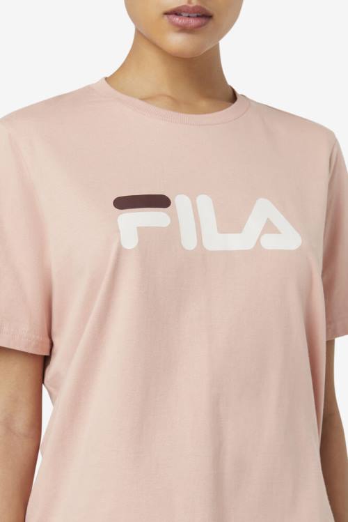 Rose / Deep Women's Fila Miss Eagle Tee T Shirts | Fila184KH