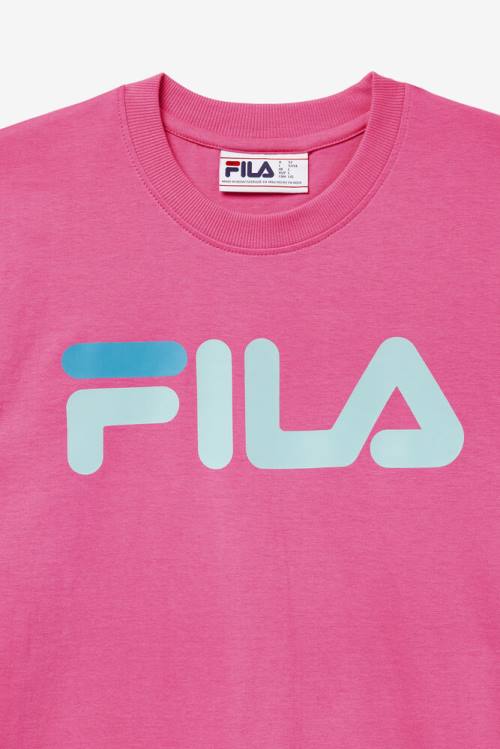 Rose Men's Fila Eagle Tee T Shirts | Fila519FK