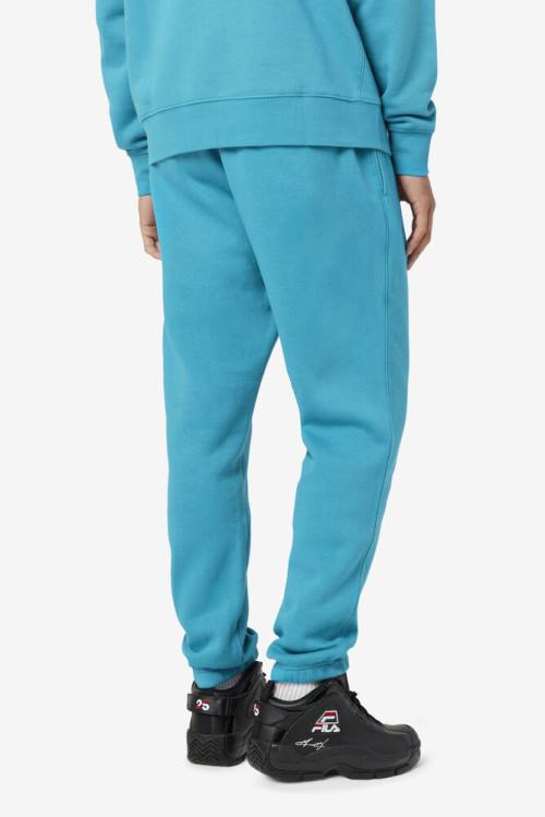 Turquoise Men's Fila Garin Jogger Pants | Fila065TU