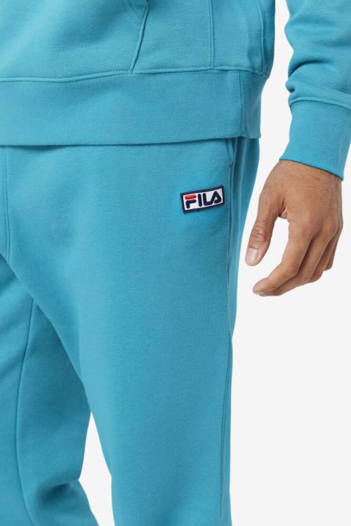 Turquoise Men's Fila Garin Jogger Pants | Fila065TU