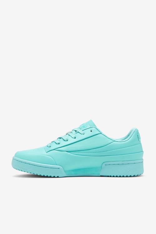 Turquoise Men's Fila Original Tennis Lx Tennis Shoes | Fila239JR