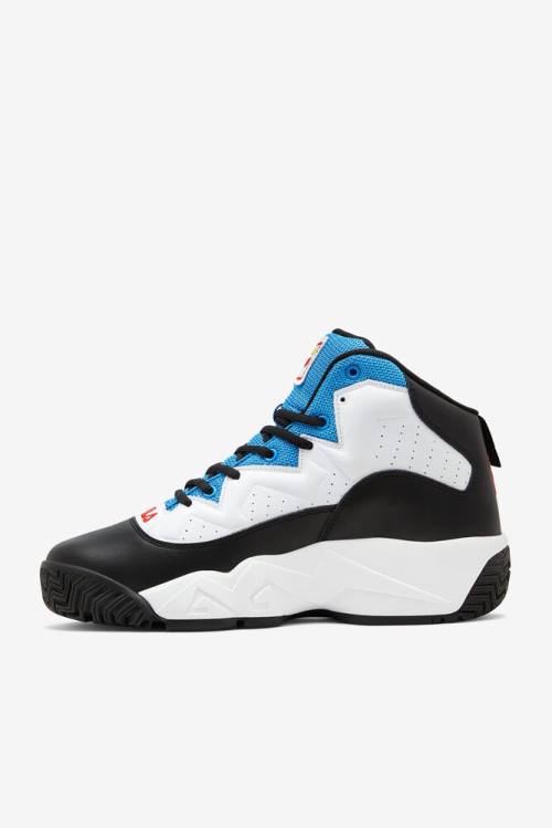 White / Black / Blue Men's Fila Mb Sneakers | Fila631IP