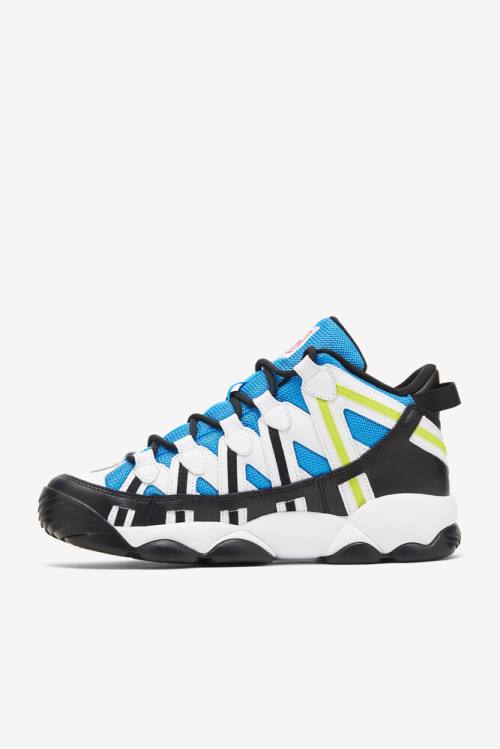 White / Black / Blue Men's Fila Stackhouse Spaghetti Sneakers | Fila890KJ