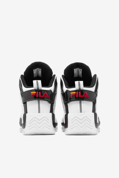 White / Black / Gold Men's Fila Grant Hill 2 Sneakers | Fila854AK