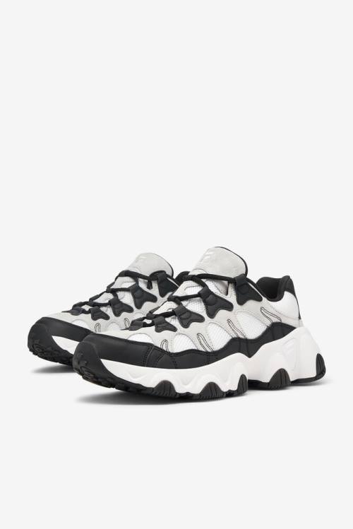 White / Black Men's Fila Jagger Sneakers | Fila527TB