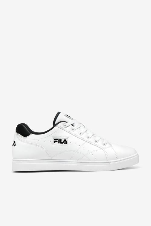 White / Black Men\'s Fila West Naples Sneakers | Fila128UO