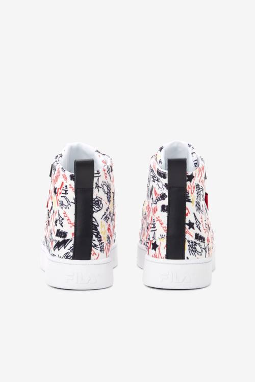 White / Black / Multicolor Women's Fila Gennaio Sneakers | Fila536AF