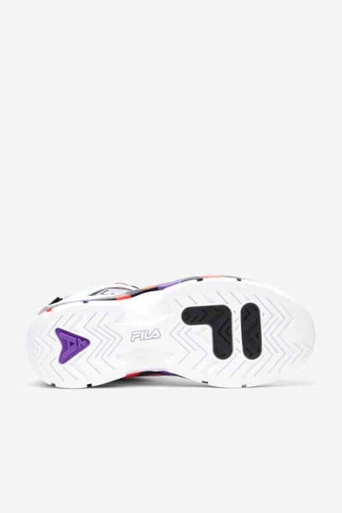 White / Black / Purple Men's Fila Grant Hill 2 90s Sneakers | Fila951XE