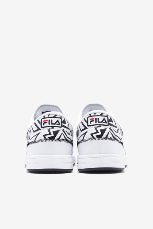 White / Black / Red Men's Fila Tennis 88 90s Tennis Shoes | Fila893ME