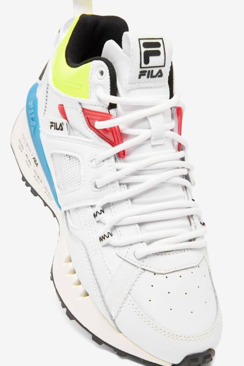 White / Black / Red Women's Fila Spectra Sneakers | Fila182OC