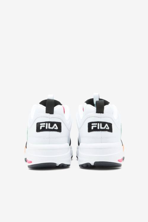 White / Black Women's Fila Disruptor 2 X Sneakers | Fila301AJ