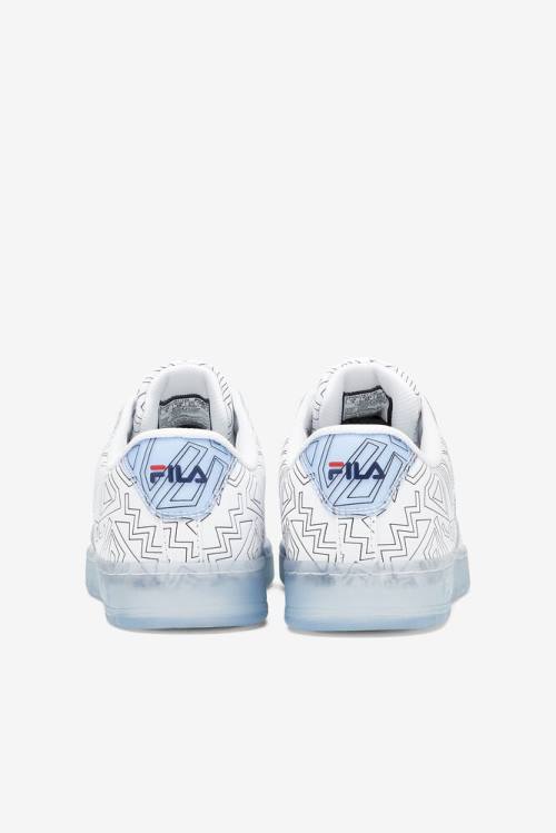 White / Black Women's Fila Fx-100 Dsx '90s Sneakers | Fila324FZ