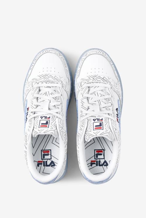 White / Black Women's Fila Fx-100 Dsx '90s Sneakers | Fila324FZ