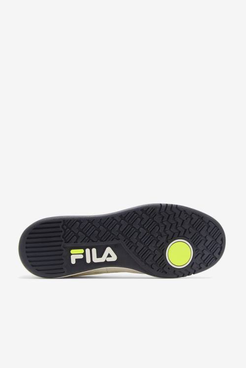 White / Black / Yellow Men's Fila Tennis 88 Premium X Msgm Tennis Shoes | Fila529YZ