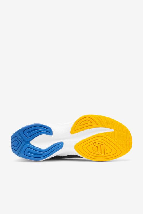 White / Blue / Gold Men's Fila Tactik 3 Stimulus Sneakers | Fila231PC