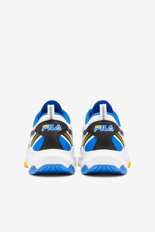 White / Blue / Gold Men's Fila Tactik 3 Stimulus Sneakers | Fila231PC