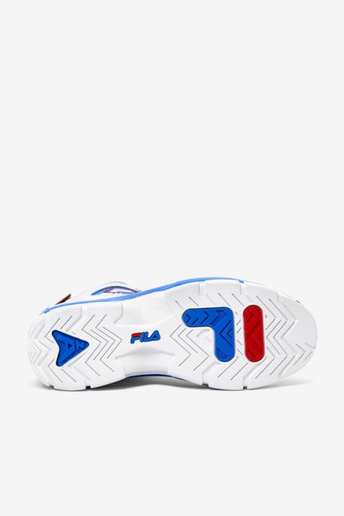 White / Blue Men's Fila Grant Hill 2 Sneakers | Fila465FE