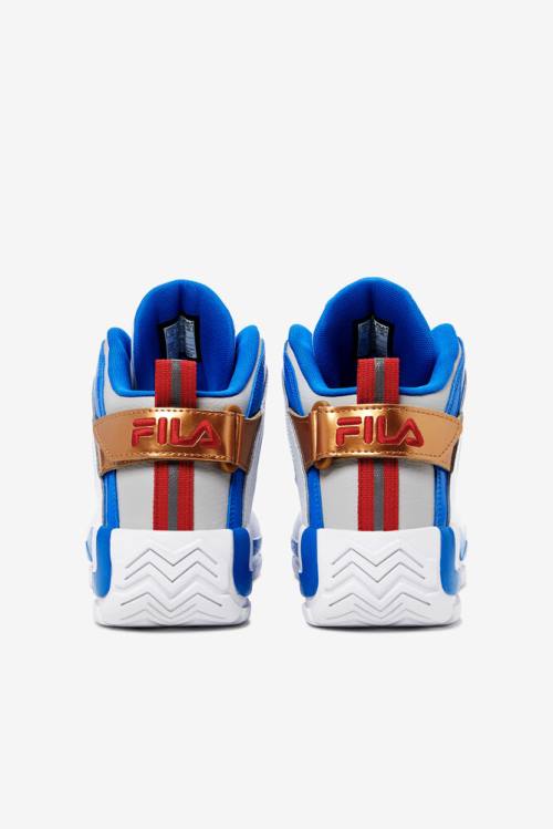 White / Blue Men's Fila Grant Hill 2 Sneakers | Fila465FE