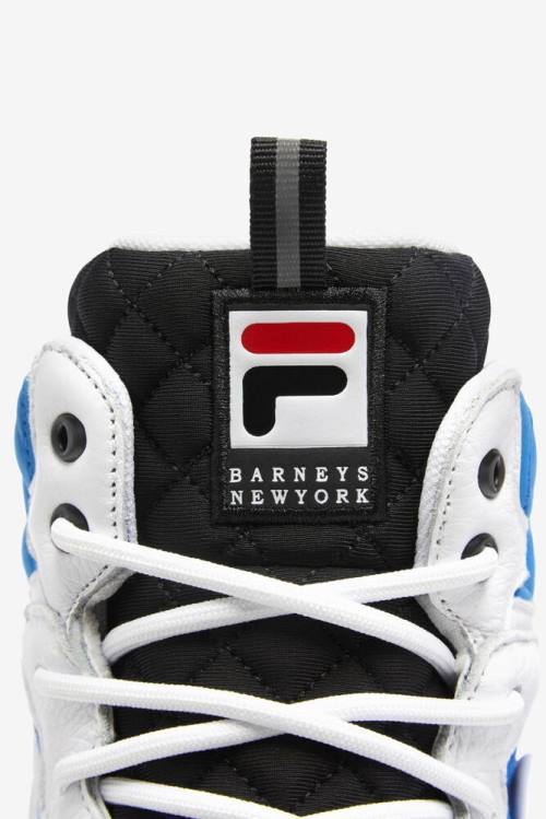 White / Blue Men's Fila Ray Tracer Tr4 X Barneys Sneakers | Fila392XN