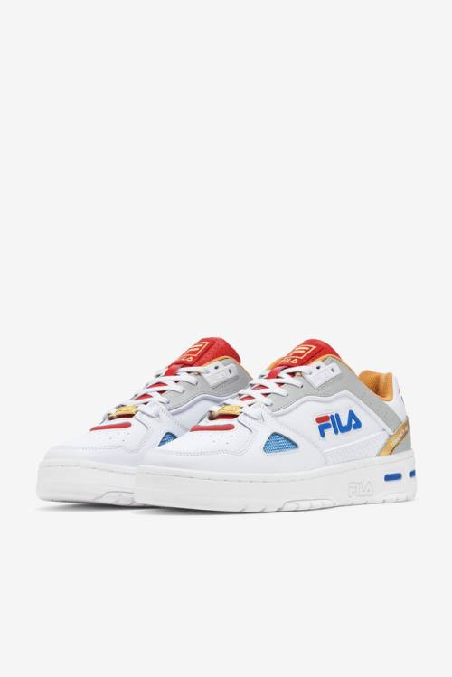 White / Blue Men's Fila Teratach 600 Sneakers | Fila371WP