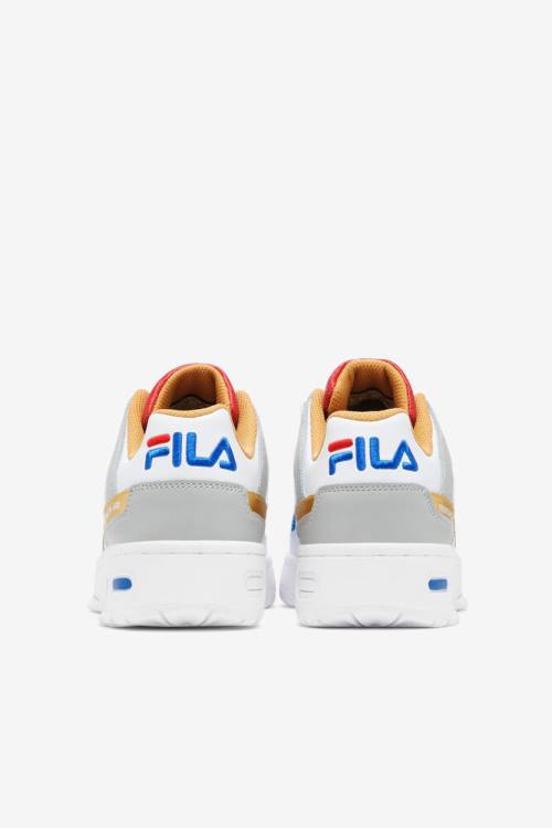 White / Blue Men's Fila Teratach 600 Sneakers | Fila371WP