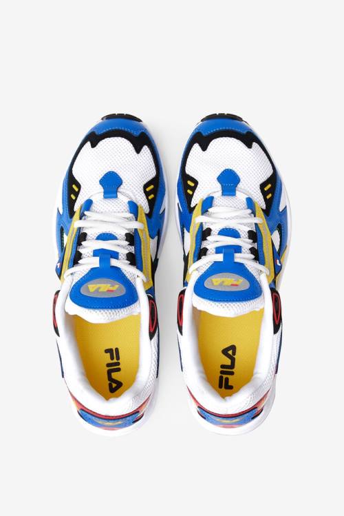 White / Blue / Red Men's Fila Archive Rjv Sneakers | Fila456VG