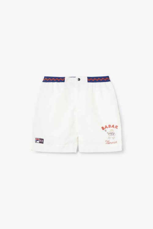 White / Blue / Red Men\'s Fila X Rb Babar Marckus Shorts | Fila237DI