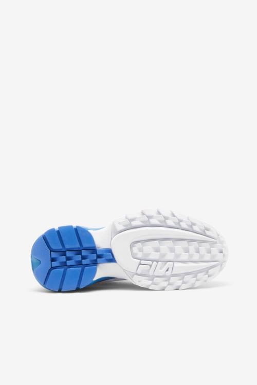 White / Blue Women's Fila Disruptor 2 a Sneakers | Fila431LN