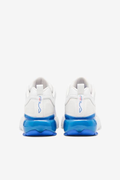 White / Blue Women's Fila Disruptor 2 a Sneakers | Fila431LN