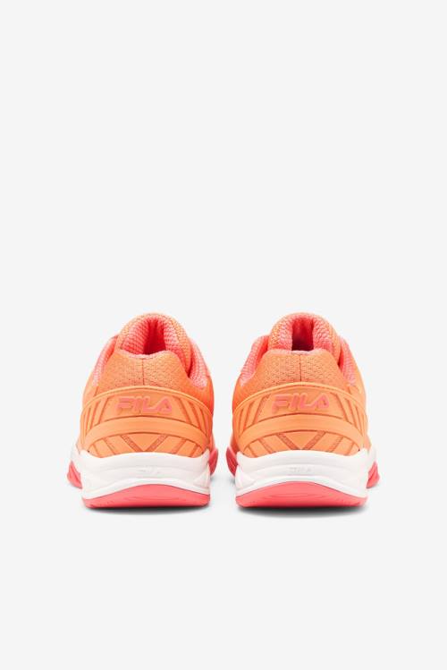 White / Coral Women's Fila Axilus 2 Energized Tennis Shoes | Fila431SQ