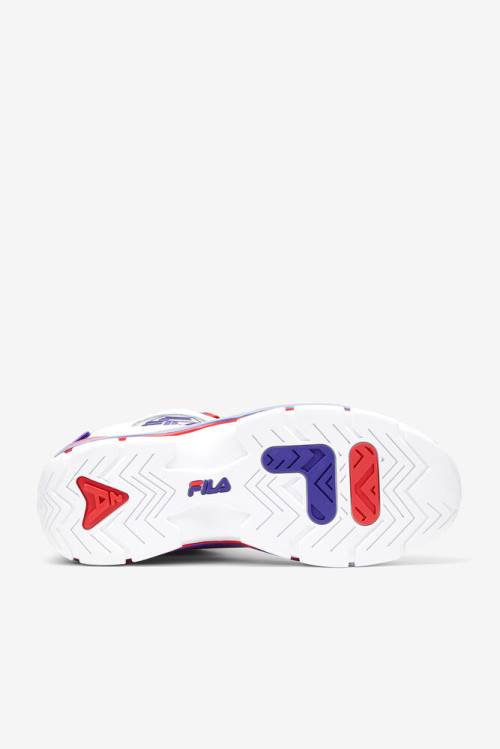 White / Deep Blue Men's Fila Grant Hill 2 Sneakers | Fila073KC