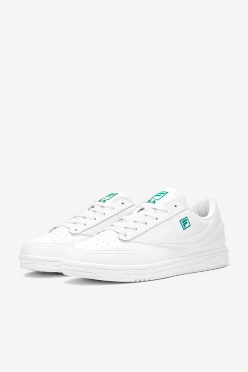 White / Green Men's Fila Tennis 88 Tennis Shoes | Fila072LJ