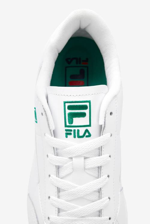 White / Green Men's Fila Tennis 88 Tennis Shoes | Fila072LJ