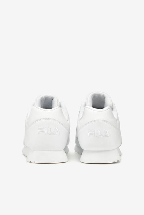 White Men's Fila Cress Sneakers | Fila014VQ