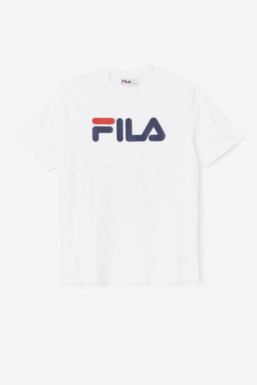 White Men\'s Fila Eagle Tee T Shirts | Fila136AH