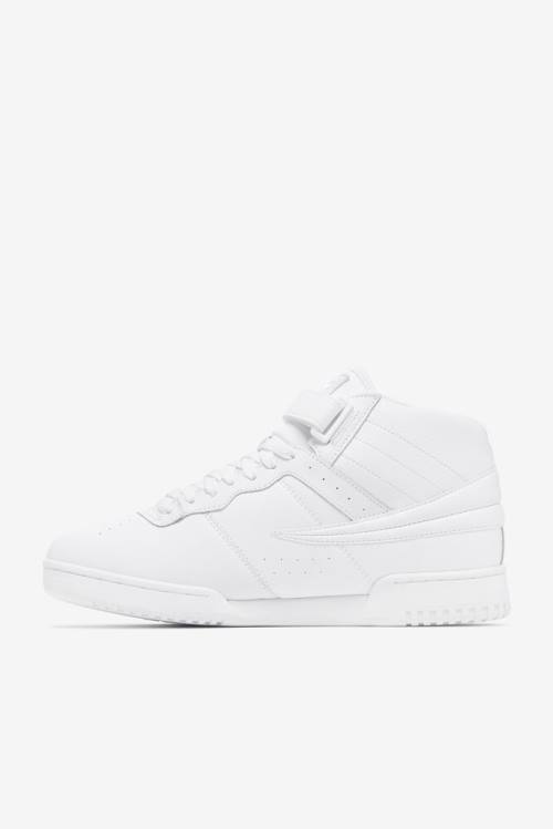 White Men's Fila F-13 Sneakers | Fila796JR