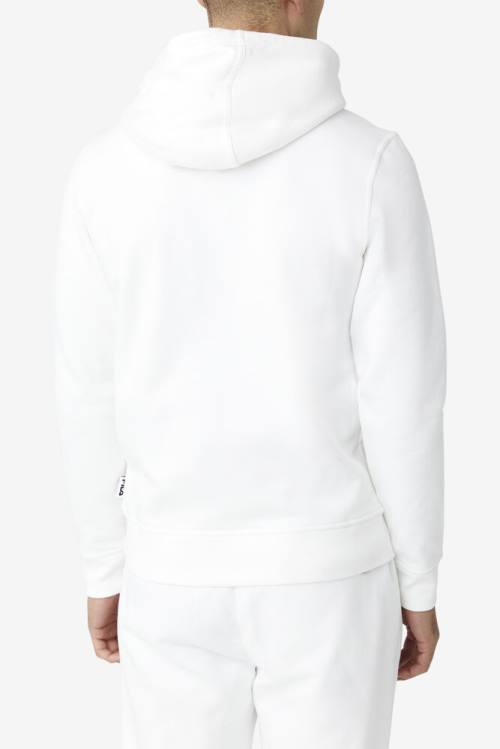 White Men's Fila Godfrey Hoodie | Fila201SN